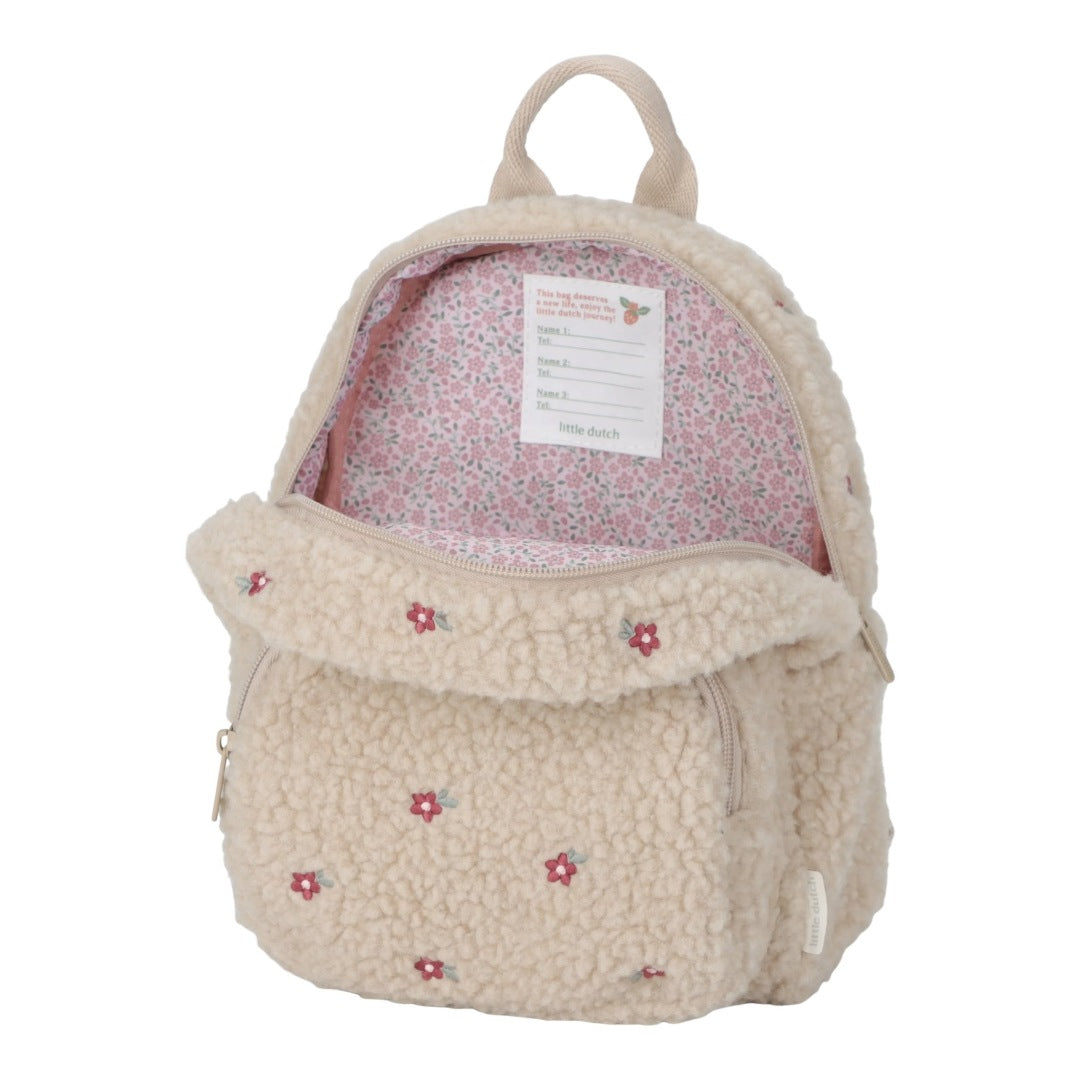 Little Dutch Teddy-Kinderrucksack Sand – Produktfoto 5