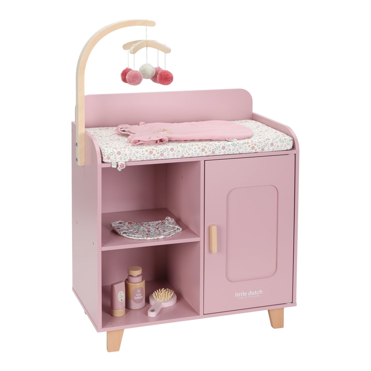 Table à langer pour poupées en bois – Accessoires pour le monde des poupées
