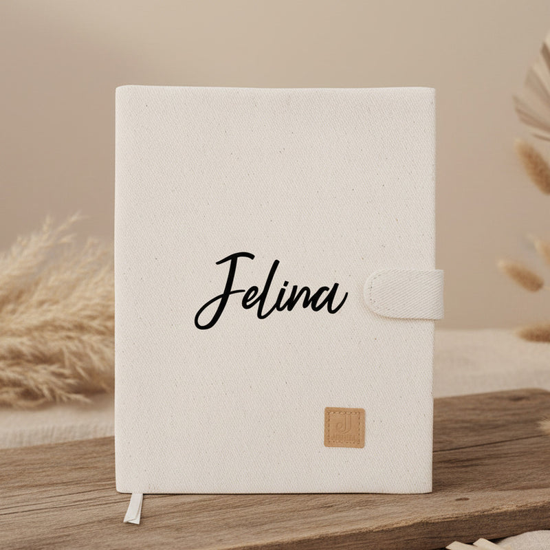 Protège carnet de santé & protège carnet de maternité Twill Sand | Jollein