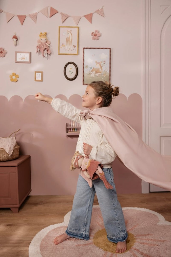 Cuddly Doll Superhero Pink 35 cm – Gift for Little Heroines