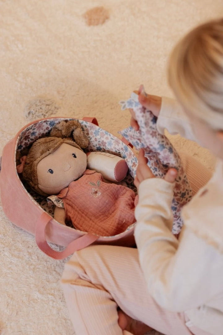 Poupée bébé Rosa dans son couffin | Little Dutch