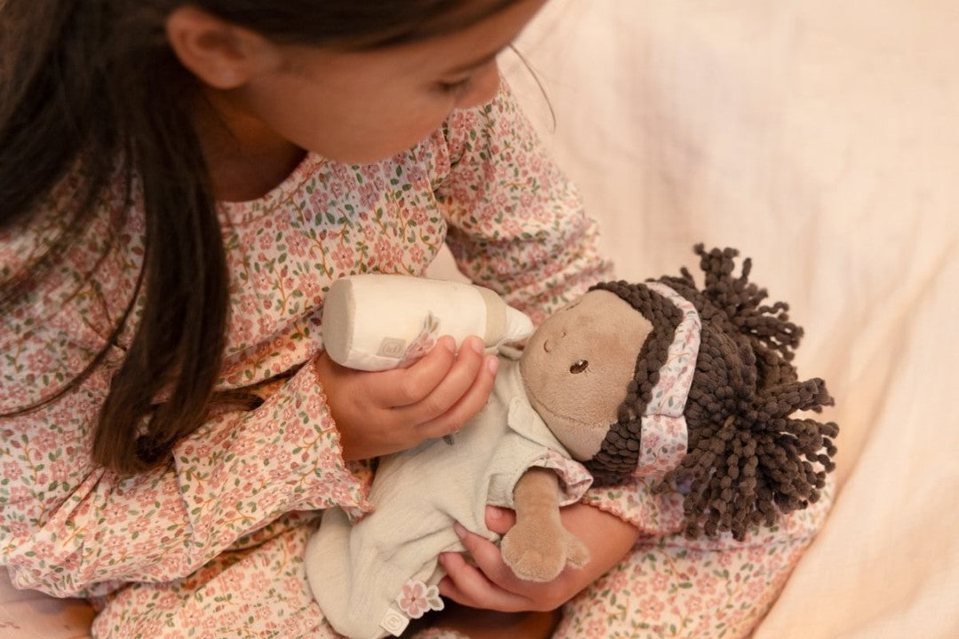 Personalized Baby Doll in a Basket – a loving gift for a birth