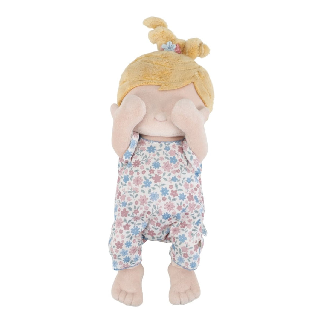 Poupée câline personnalisée Bébé Julia avec nom – Cadeau de naissance | Schmatzepuffer®