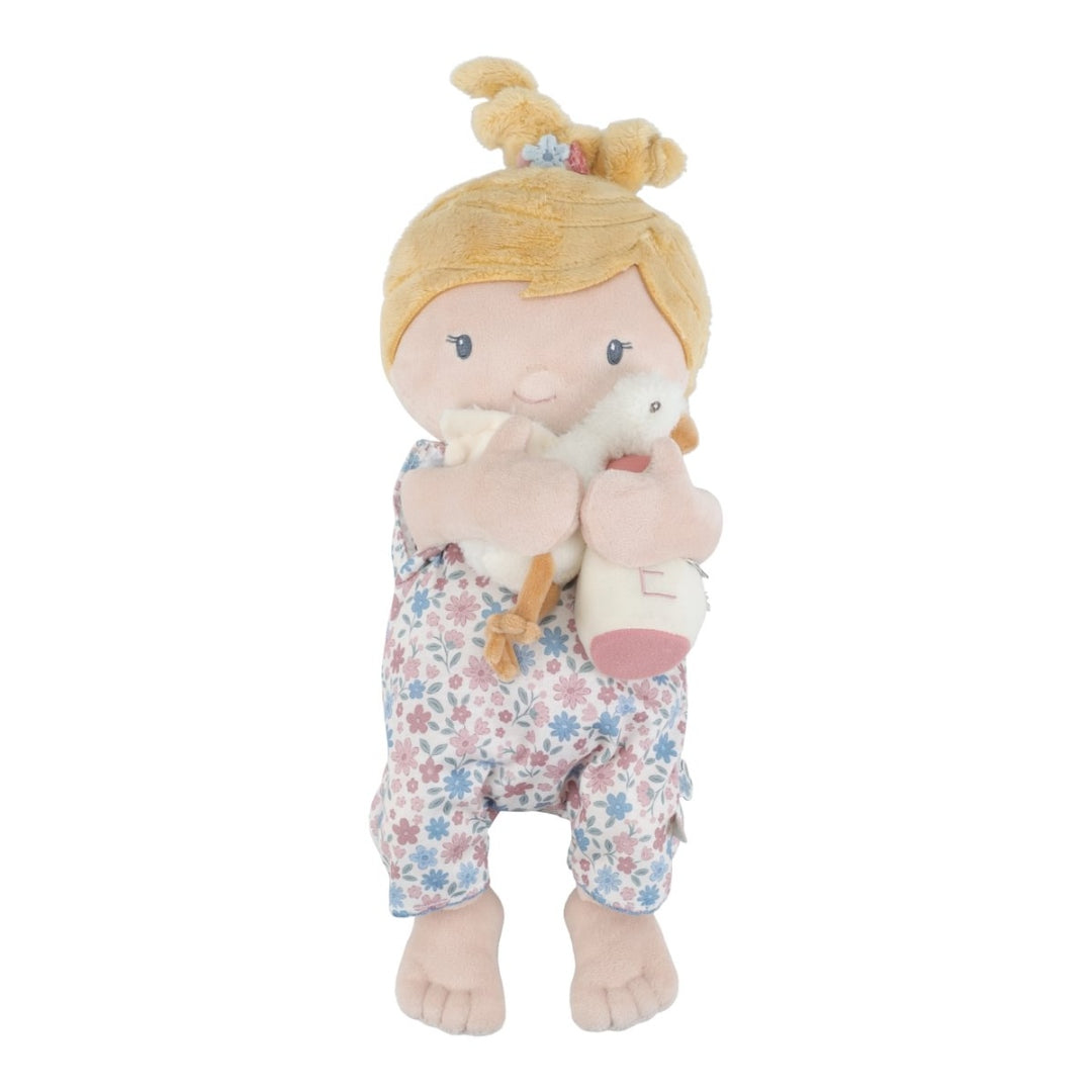 Poupée câline personnalisée Bébé Julia avec nom – Cadeau de naissance | Schmatzepuffer®