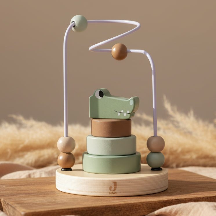 Spirale d'activités en bois Croco | Jollein