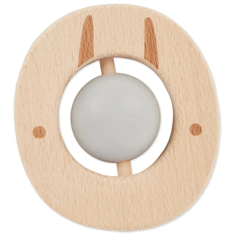 Anneau de dentition écureuil avec boule en silicone | Bieco