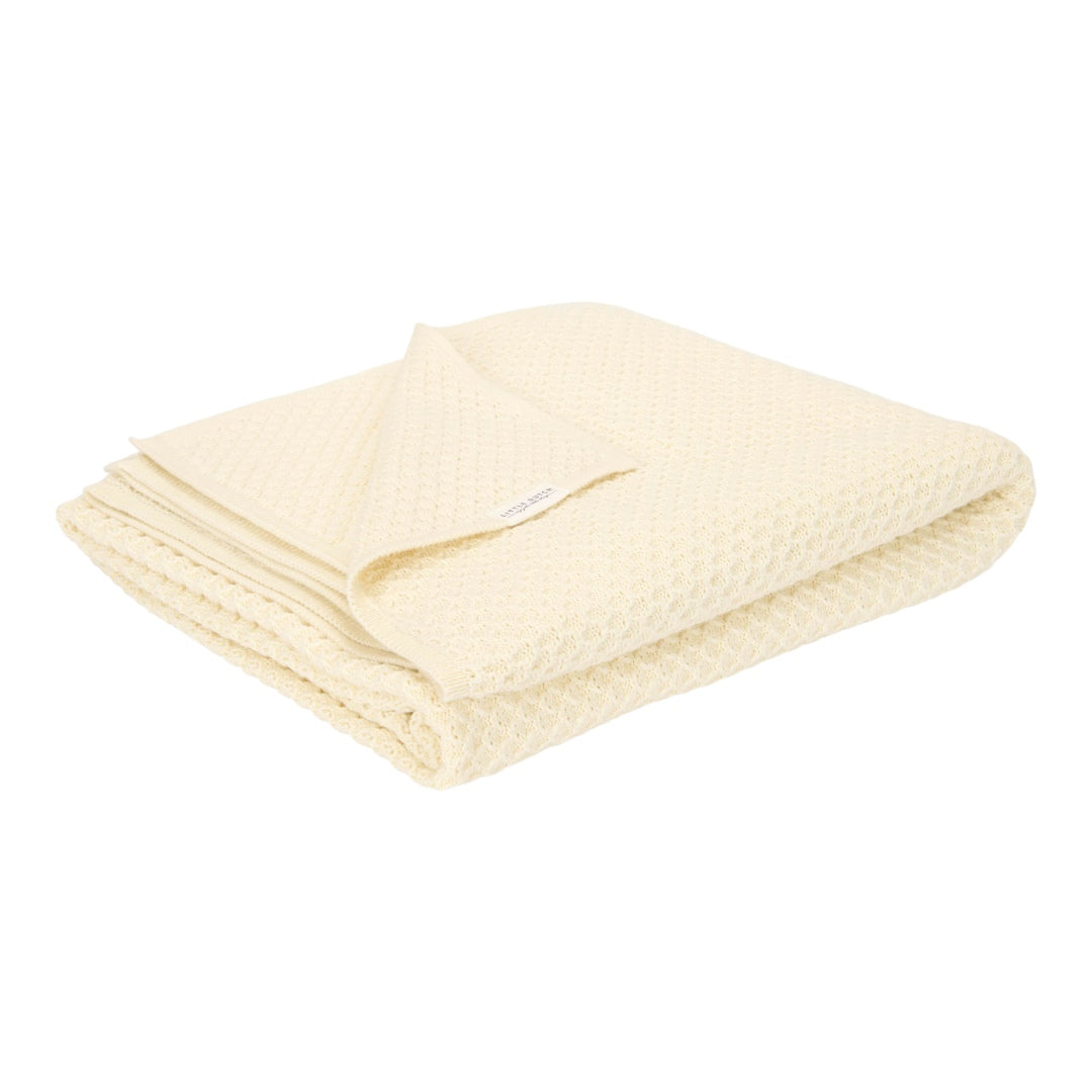 Couverture bébé tricotée Pure Soft White | Little Dutch