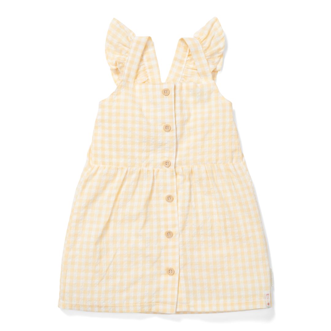Robe sans manches Sunshine Checks pour fille