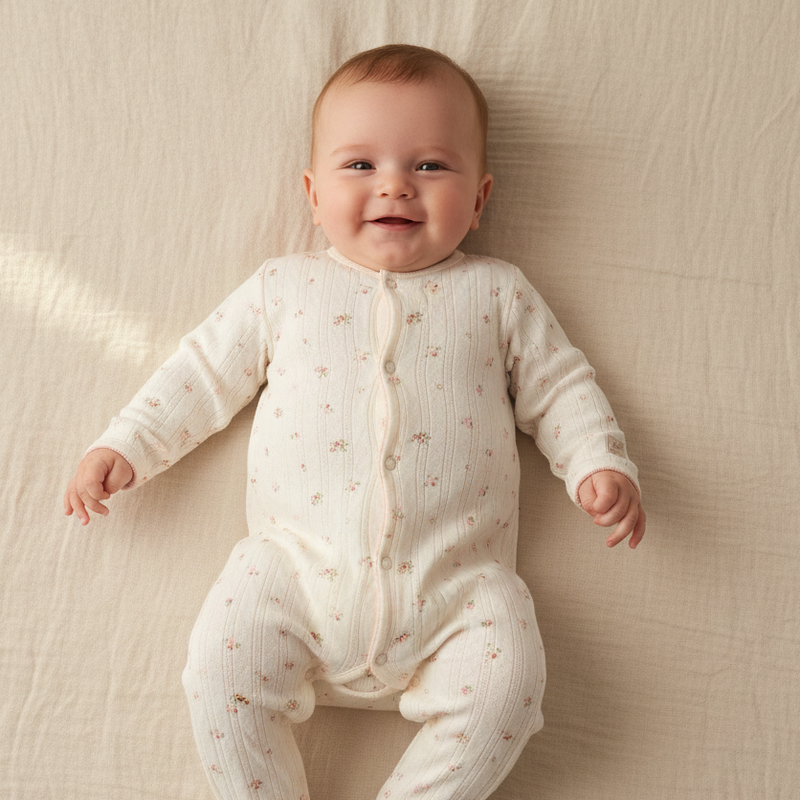Einteilige Pyjamas Fairy Blossom - Nightwear | Little Dutch