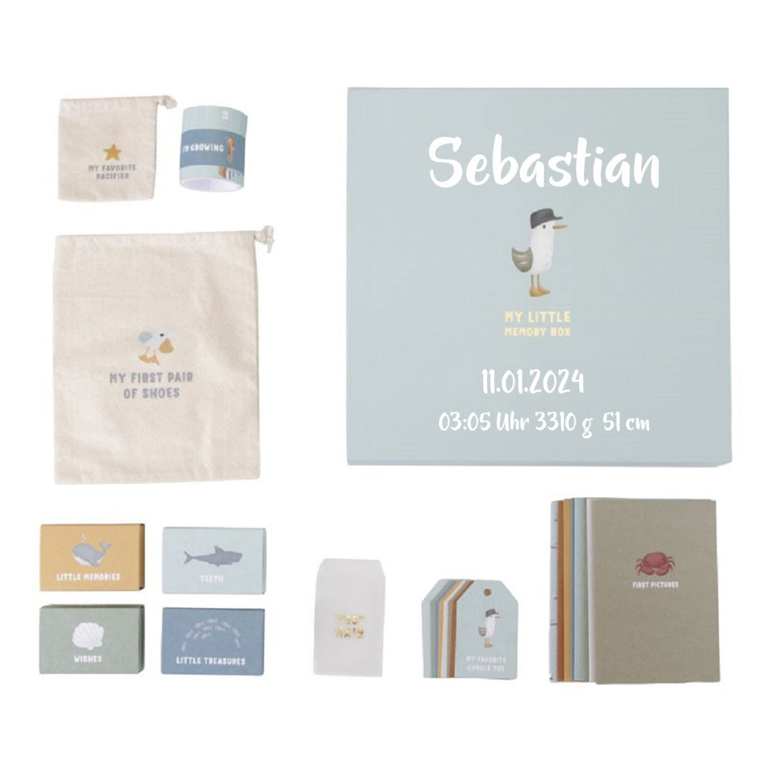 Coffret cadeau de naissance Sailors Bay – Cadeau de naissance pour bébé