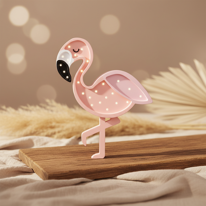 Lampe Flamant Rose | Petites Lumières