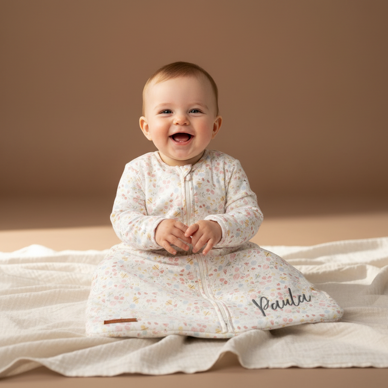 Winter sleeping bag 90 cm Flowers & Butterflies | Little Dutch, customizable