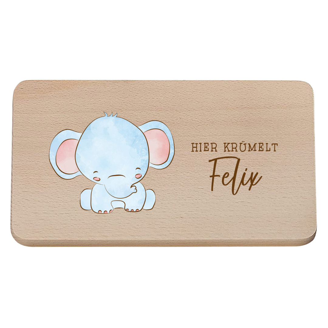 Planche à déjeuner personnalisée avec nom - Taille M | Schmatzepuffer®