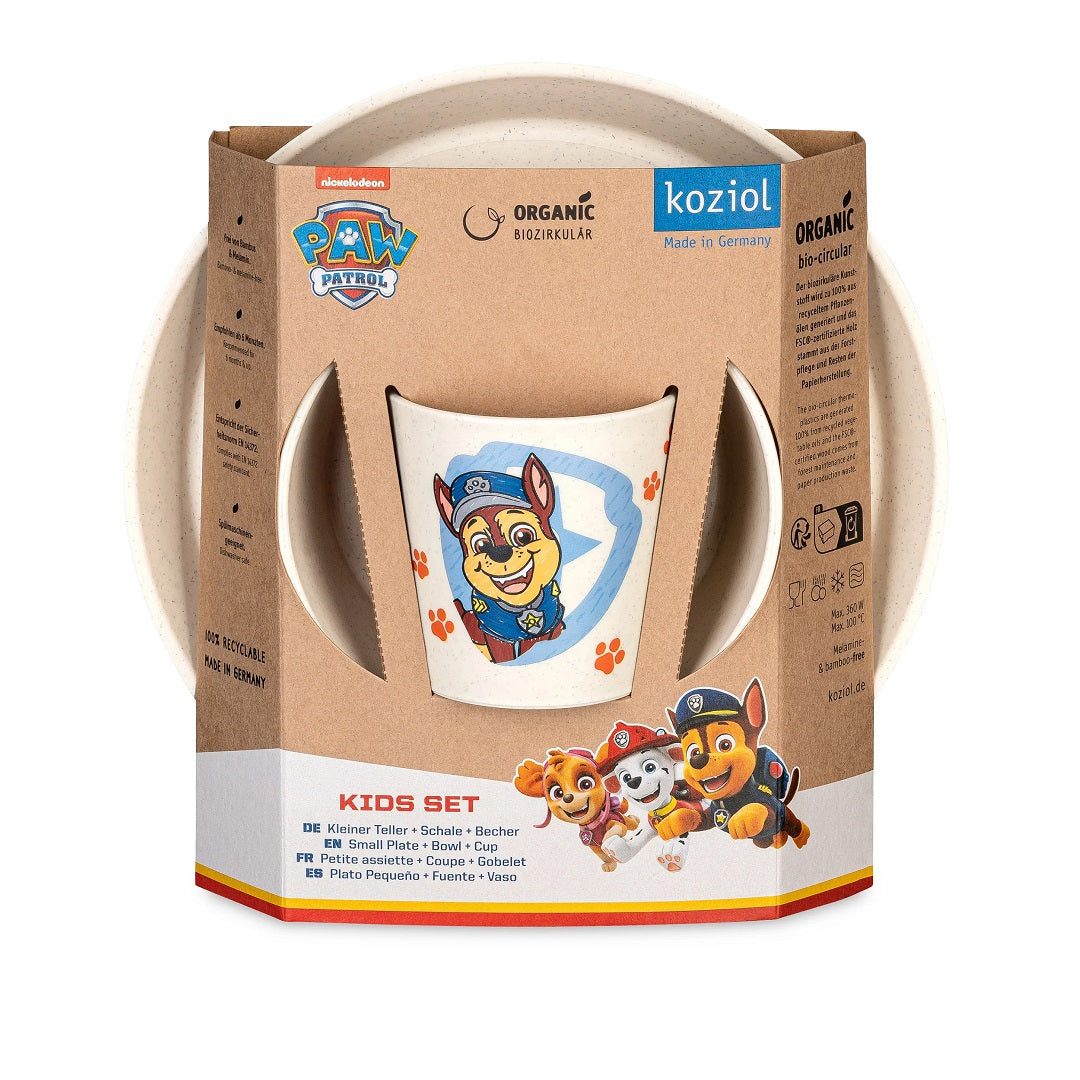 Koziol Connect Grow Paw Patrol Kindergeschirr Sand – Produktansicht