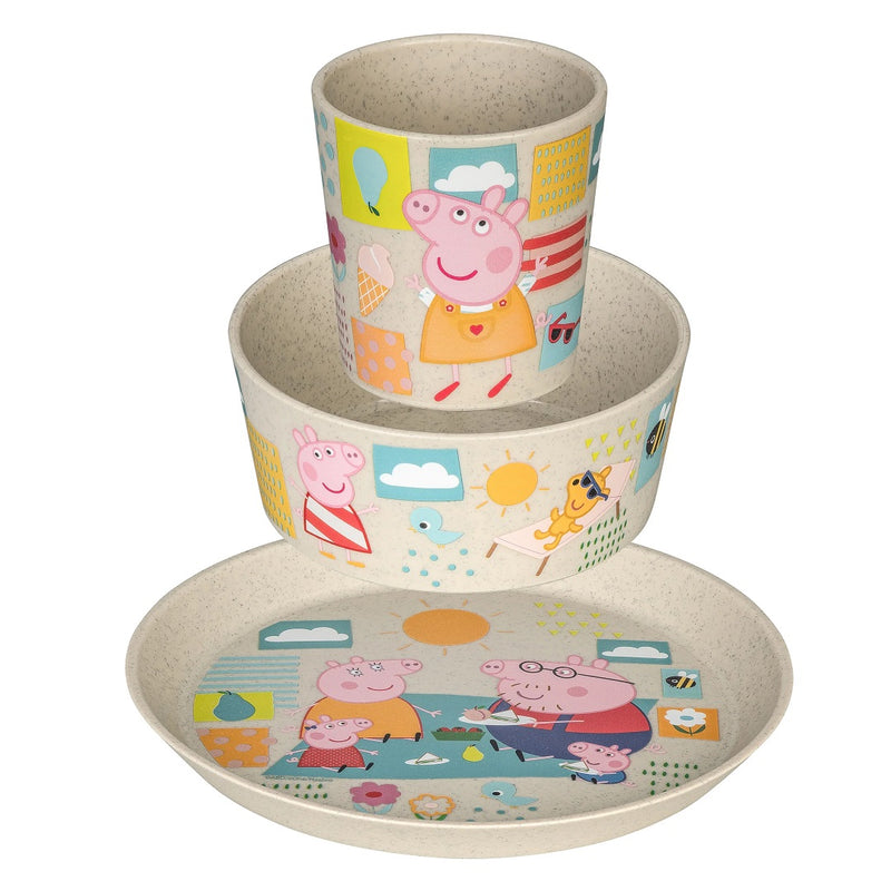 Service de vaisselle Connect Peppa Pig, 3 pièces | Koziol