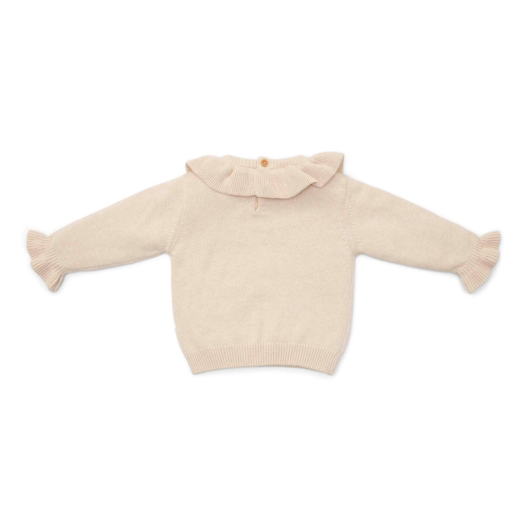 Pull tricoté sable | Little Dutch