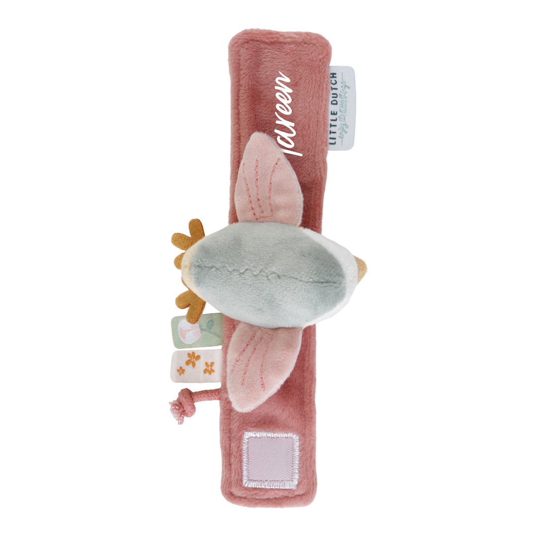 Wrist Rattle Bird Flowers & Butterflies | Little Dutch