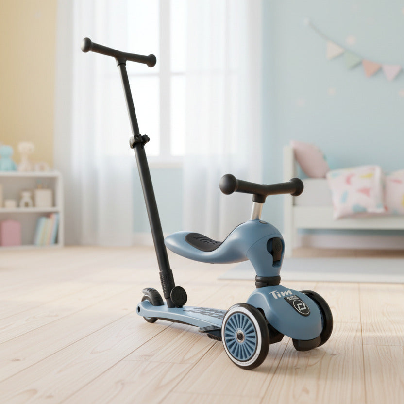 Highwaykick 1 Push & Go en acier | Trottinette et balade