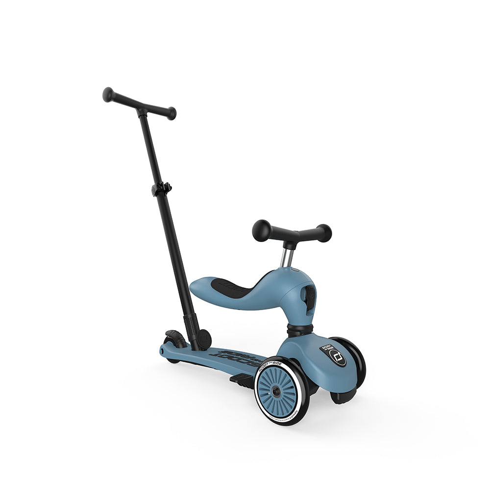 Highwaykick 1 Push & Go en acier | Trottinette et balade