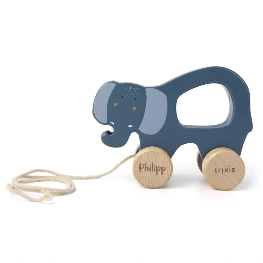 Jouet à tirer en bois - Elephant Lady | Trixie