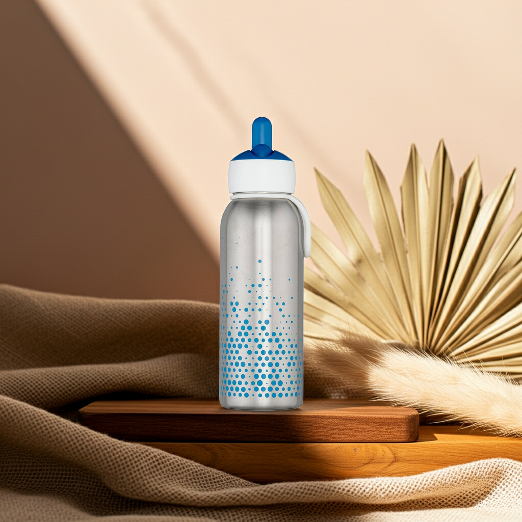Bouteille isotherme Flip-up 350 ml - Bleu | Mepal