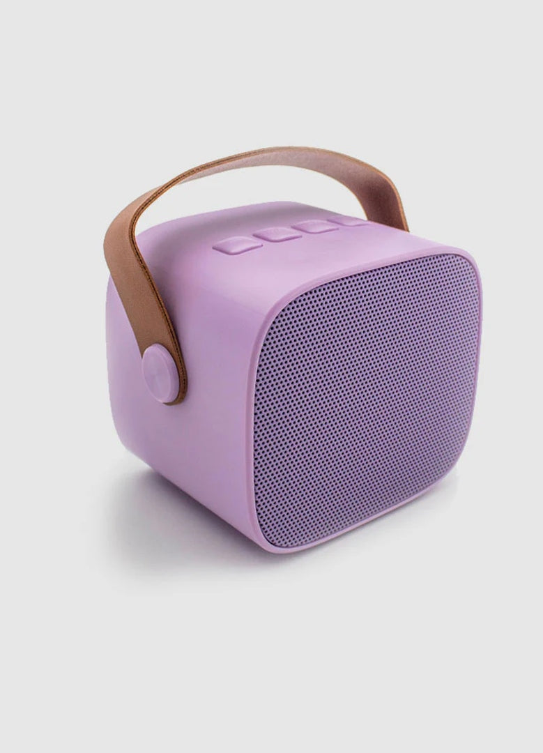 Ensemble karaoké - Enceinte Bluetooth et microphone violet | Lalarma