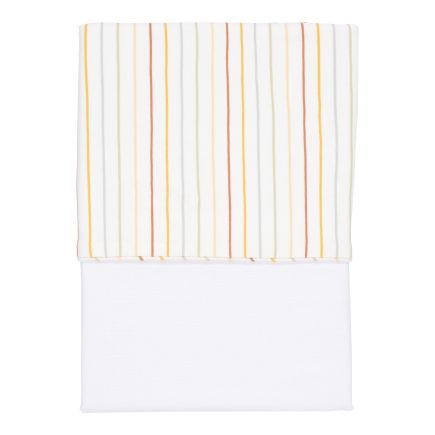 Drap-housse à rayures ensoleillées vintage | Little Dutch