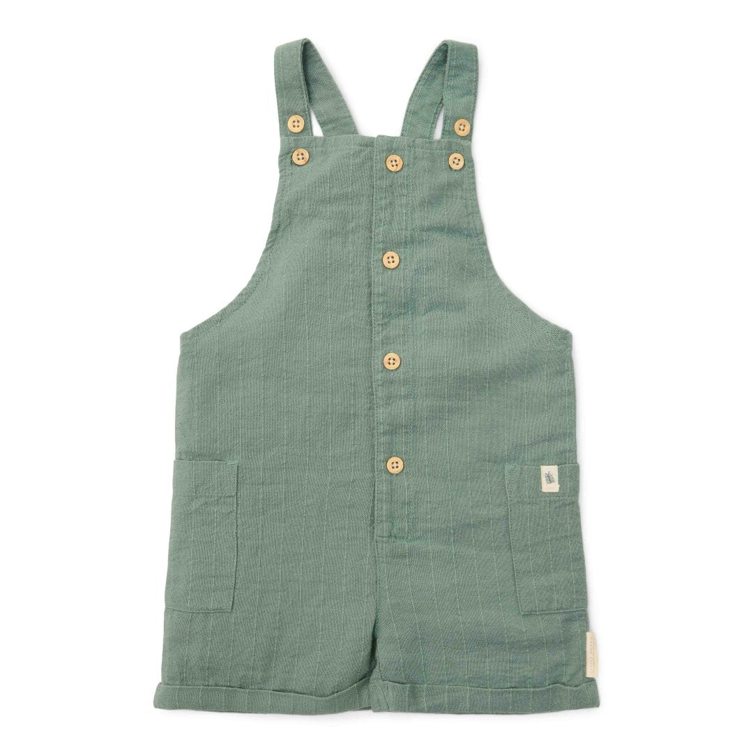 Produktansicht 1: Kurze Latzhose Forest Green für Baby & Kind