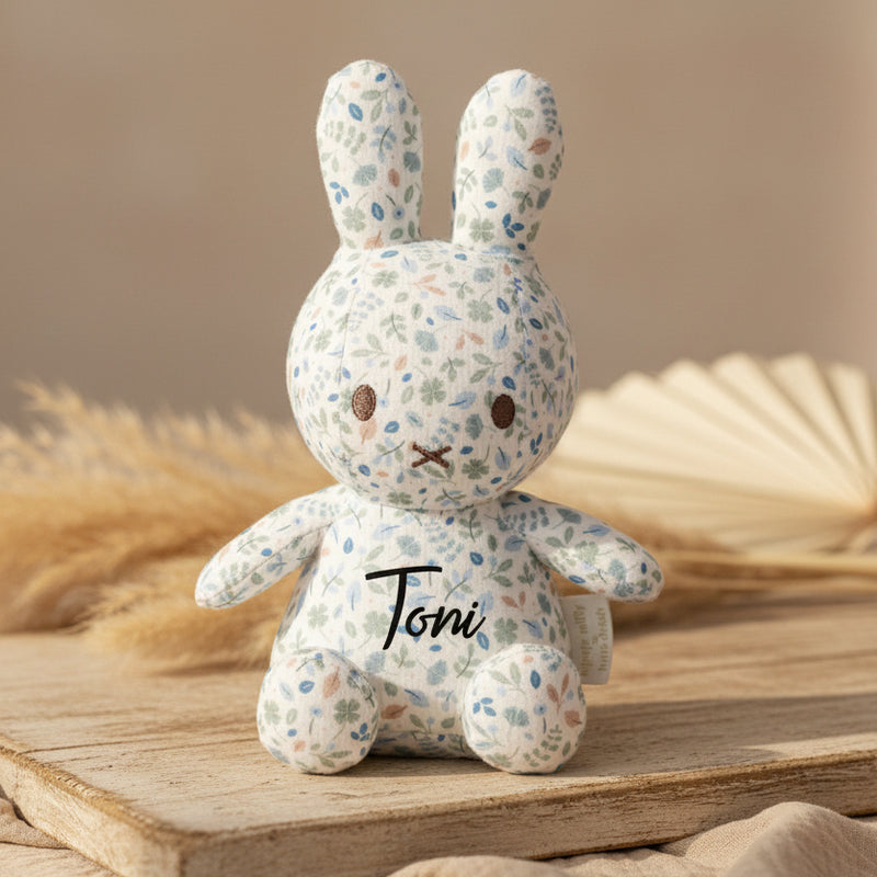 Peluche Lapin Lucky Leaves imprimé all-over, 20 cm x Miffy