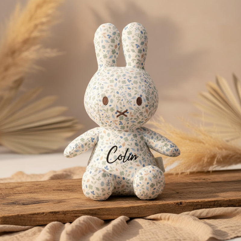 Peluche lapin Lucky Leaves all-over print, 30 cm x Miffy
