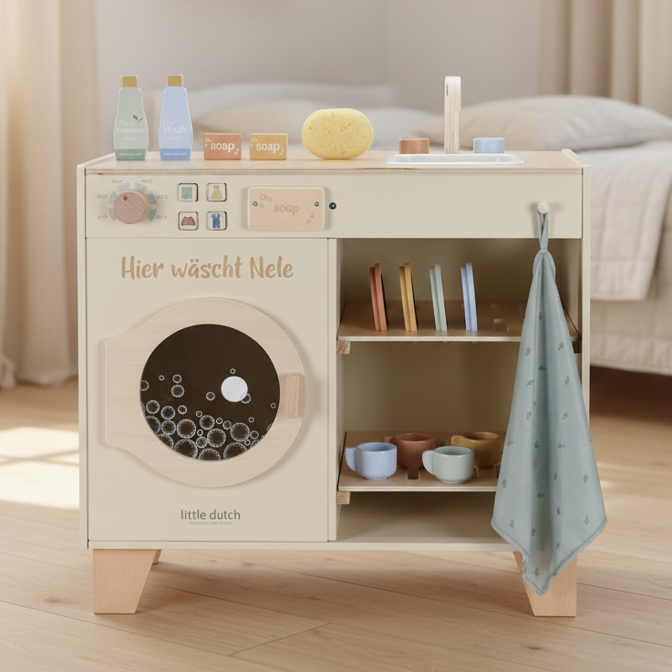 Waschmaschine & Geschirrspüler aus Holz – personalisierbar