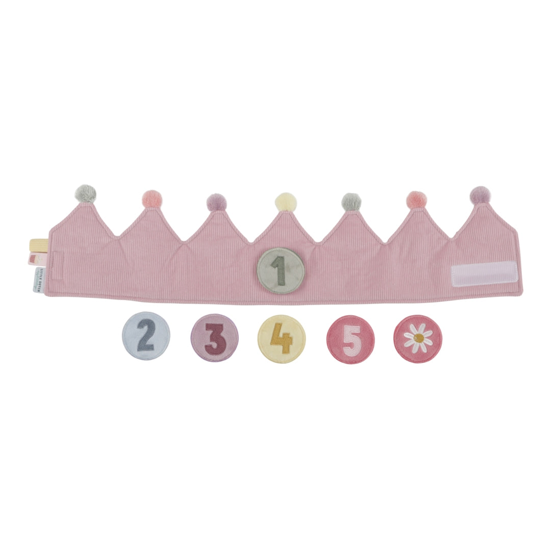 Couronne d'anniversaire Rose – Couronne pour anniversaires d'enfants