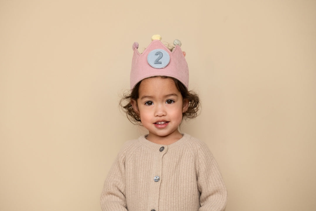 Couronne d'anniversaire Rose – Couronne pour anniversaires d'enfants