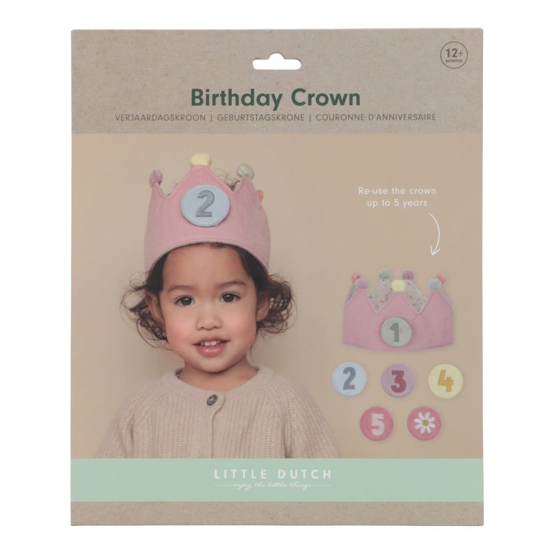 Couronne d'anniversaire Rose – Couronne pour anniversaires d'enfants