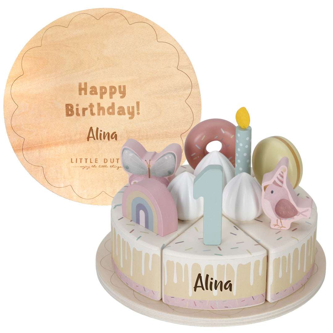 Gâteau d'anniversaire rose