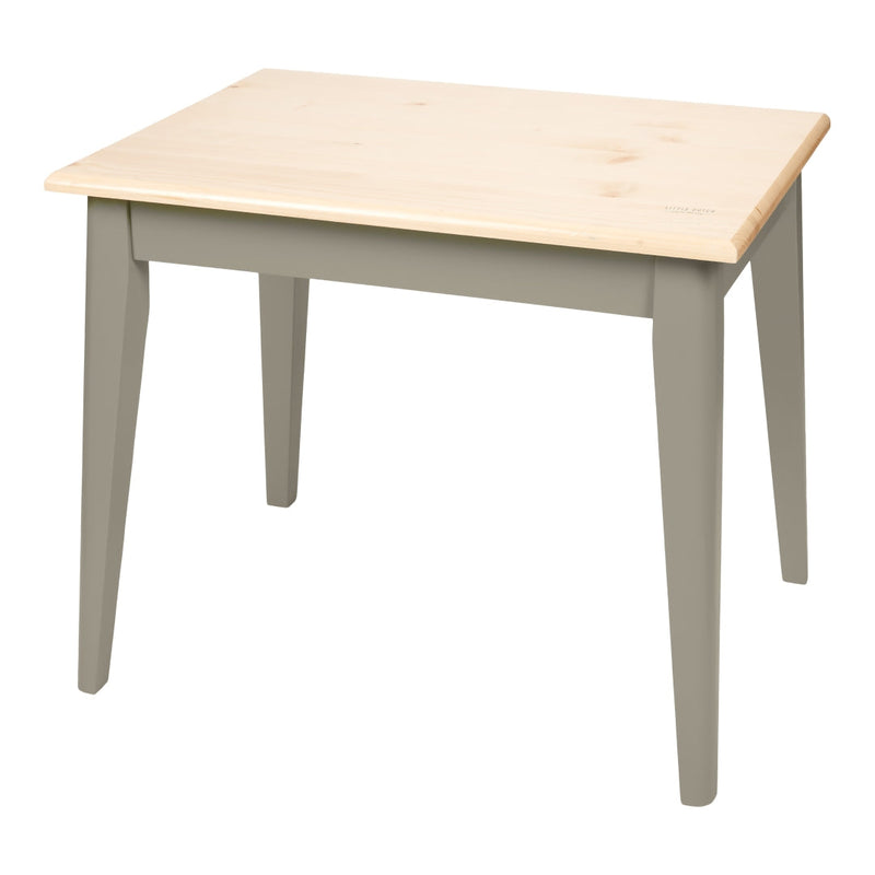 Kindertisch aus Holz, Olive