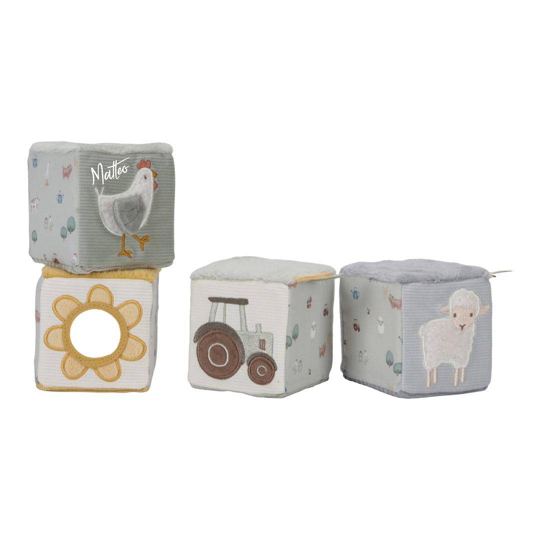 Set de dés en tissu Little Farm