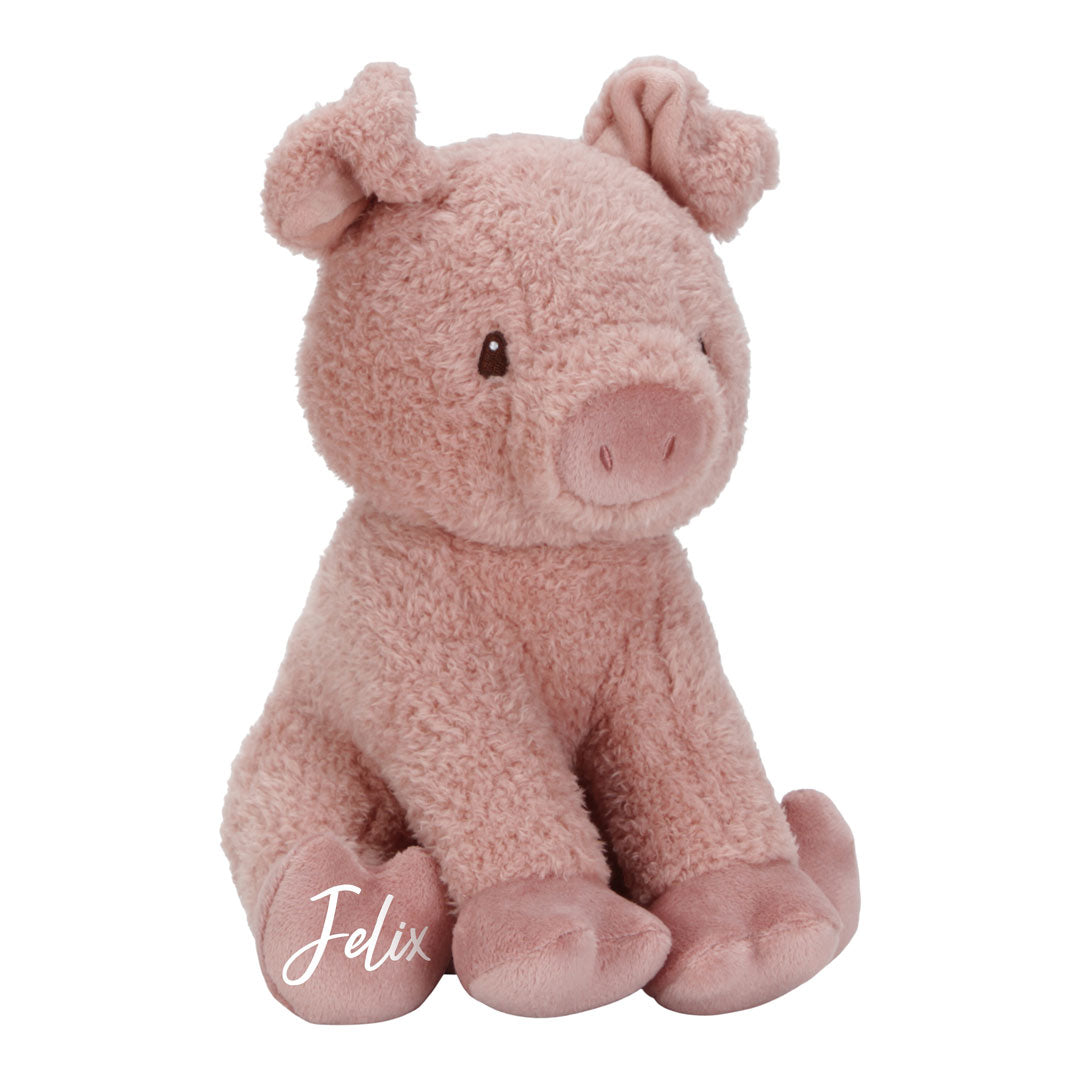 Kuscheltier Glücksschwein 25 cm Little Farm | Geschenk zur Geburt & Taufe
