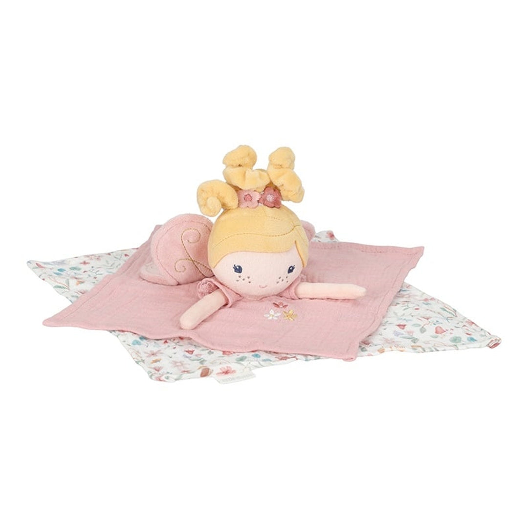 Little Dutch Fairy Mila Schnuffeltuch Fairy Garden – Detailansicht des weichen Baby-Schmusetuchs