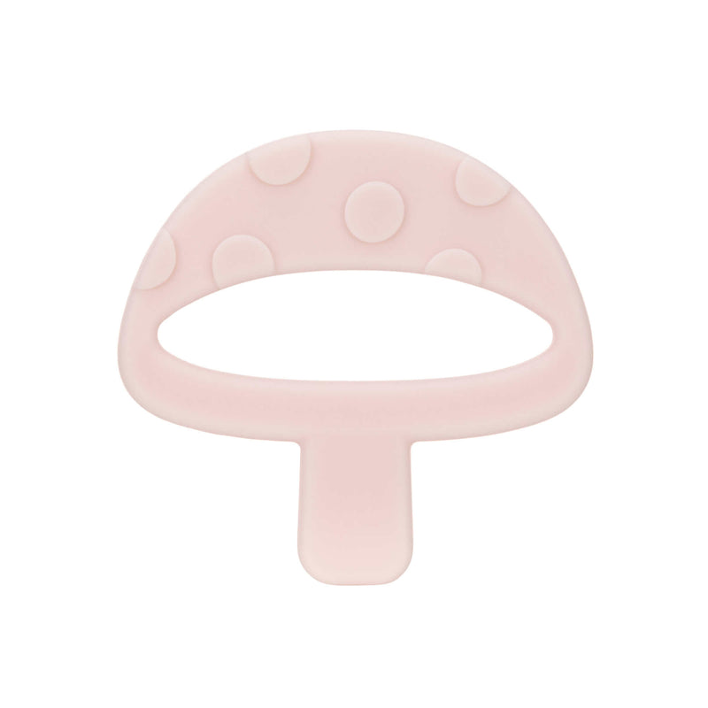 Jouet à saisir avec aide à la dentition, rose champignon | Lässig