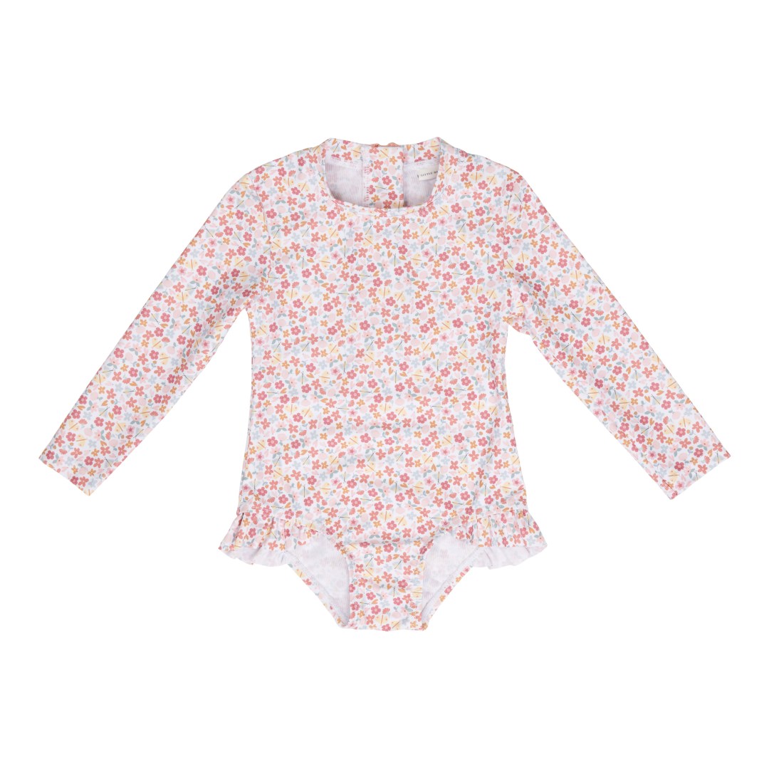 Little Dutch Langarm-Badeanzug Summer Flowers – weitere Produktansicht
