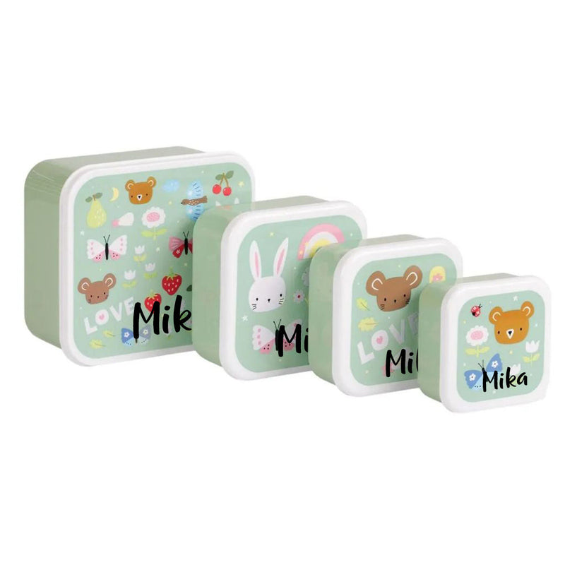 Coffret lunch box 4 pièces Joy | une petite compagnie adorable