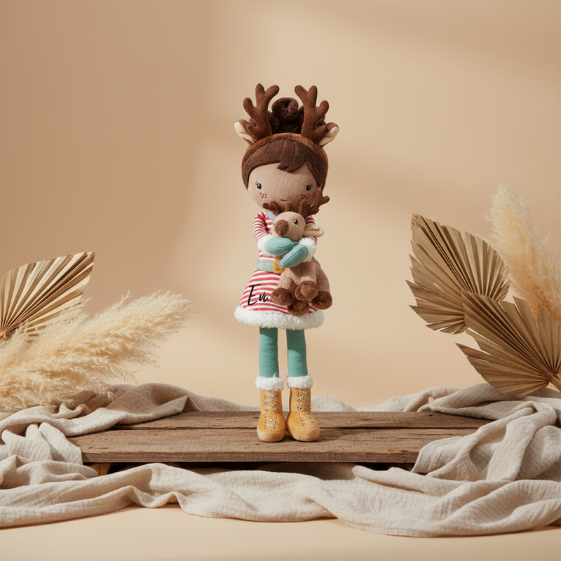 Snuggle Doll Winter Evi 35 cm – Soft Fabric Doll for Children
