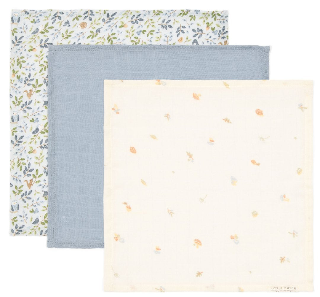 Mouth towel set muslin Forest Friends | Little Dutch