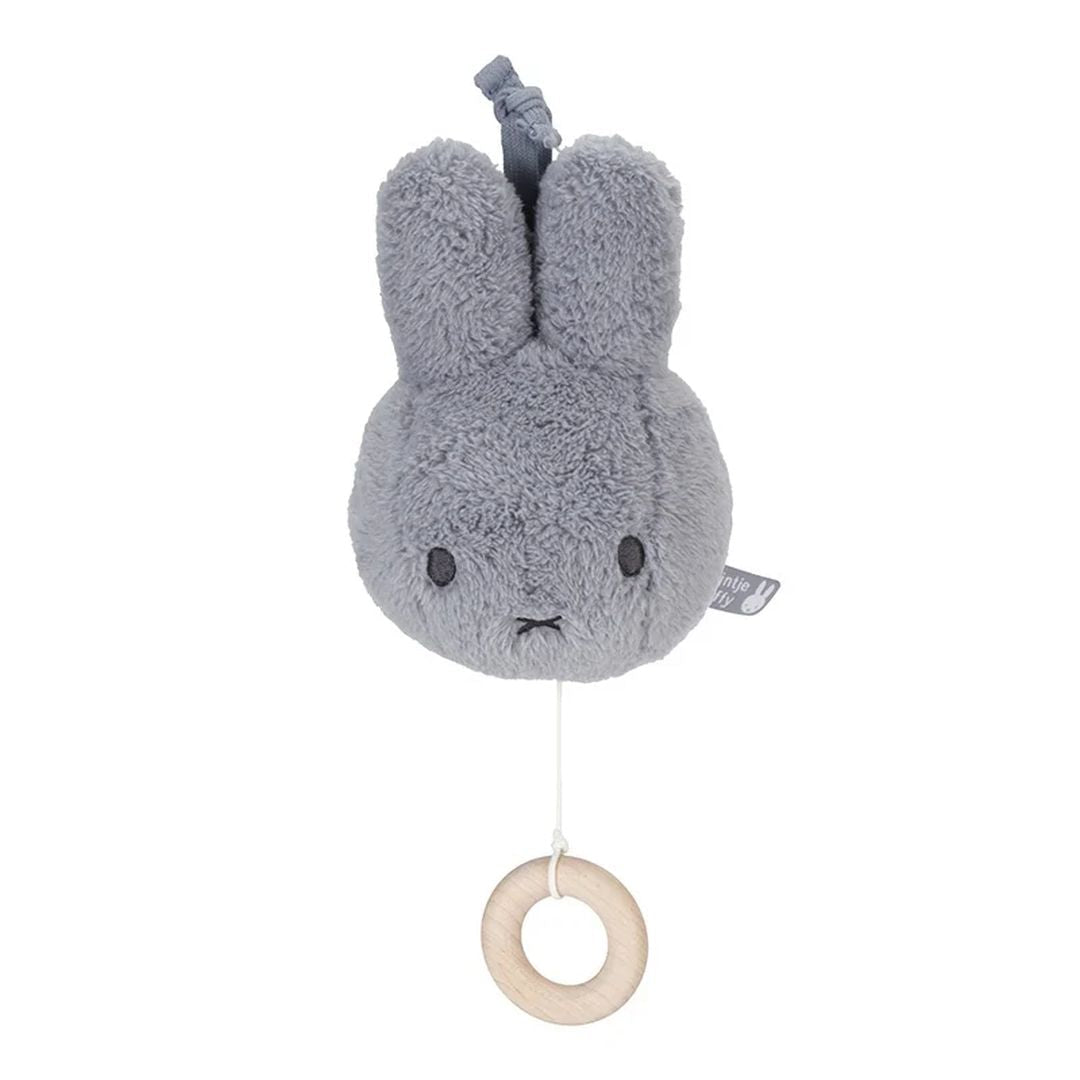Boîte à musique Fluffy Bunny bleu | Miffy x Tiamo
