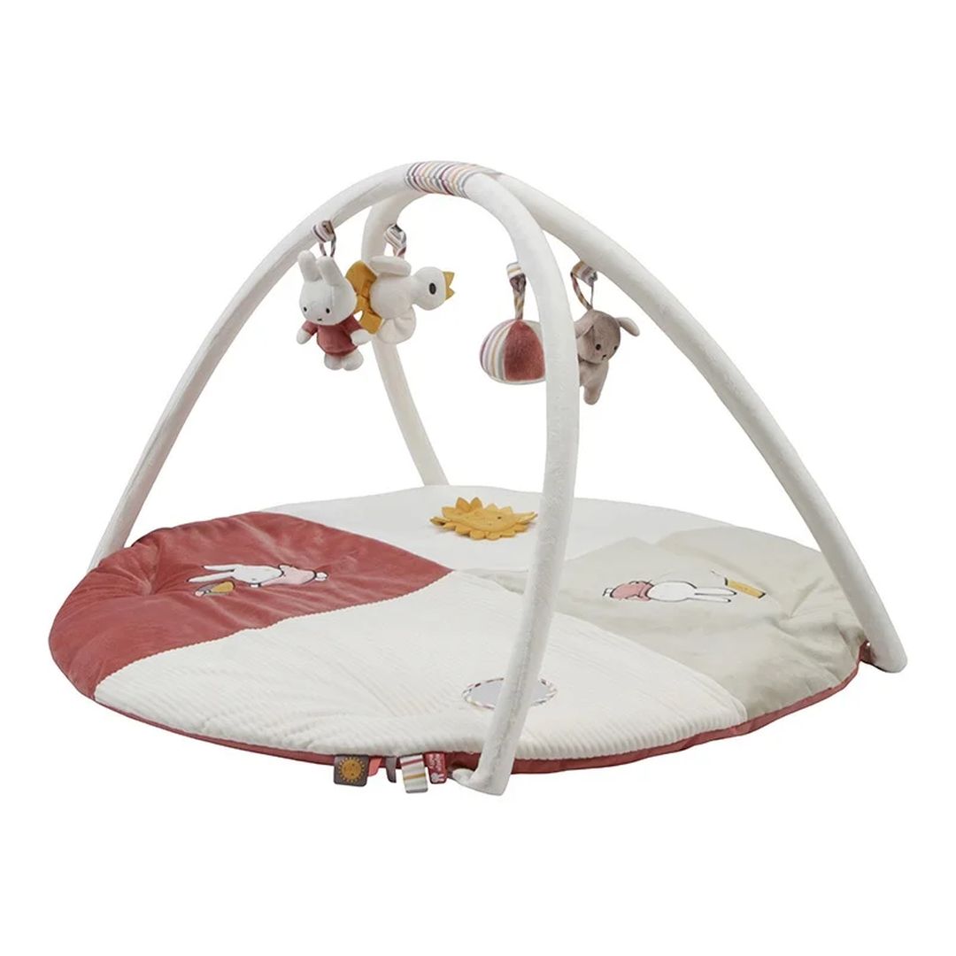 Tapis d'éveil avec arceau et couverture Fluffy rose | Miffy x Tiamo