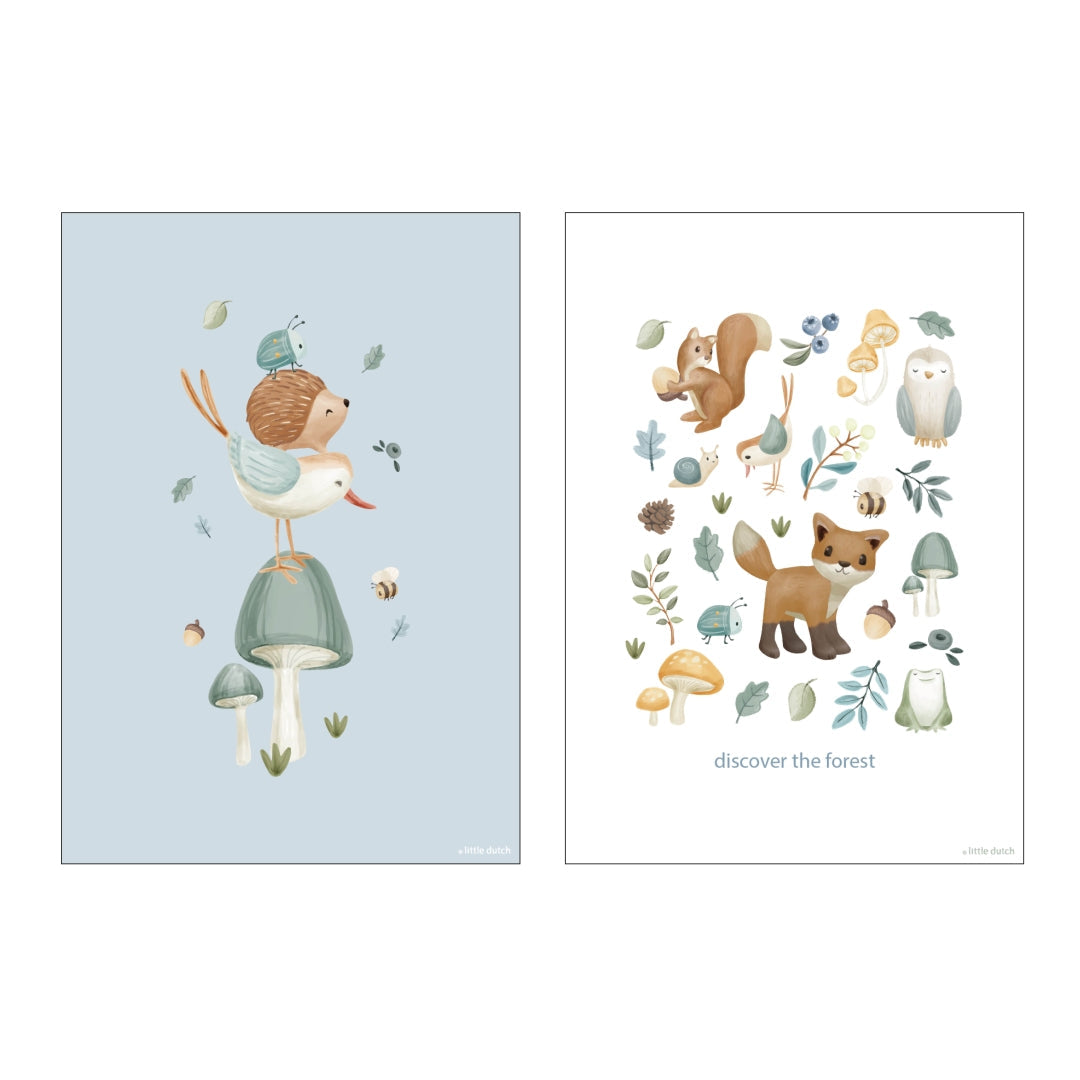 Affiche Merveilles de la forêt A3 | Little Dutch