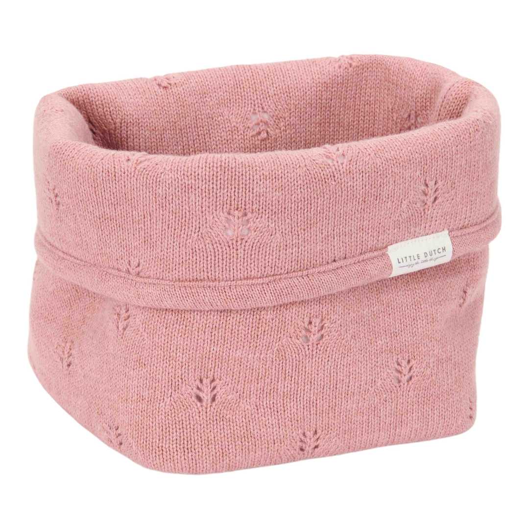 Petit panier d'allaitement brodé - Pure Pink Blush | Little Dutch