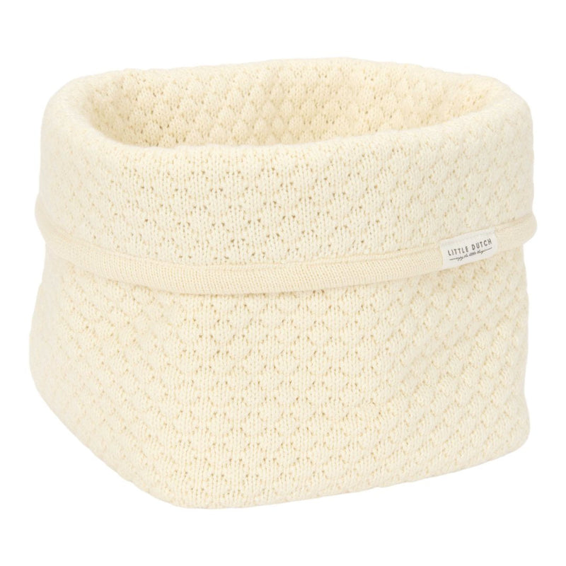 Petit panier d'allaitement brodé - Pure Soft White | Little Dutch