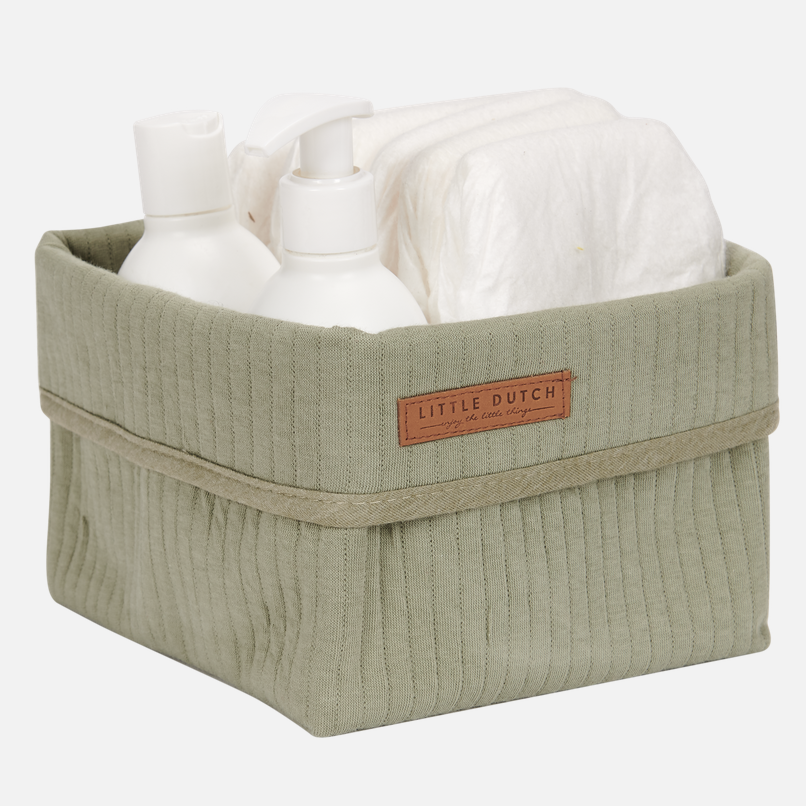 Panier d'allaitement Pure Olive, petit | Little Dutch